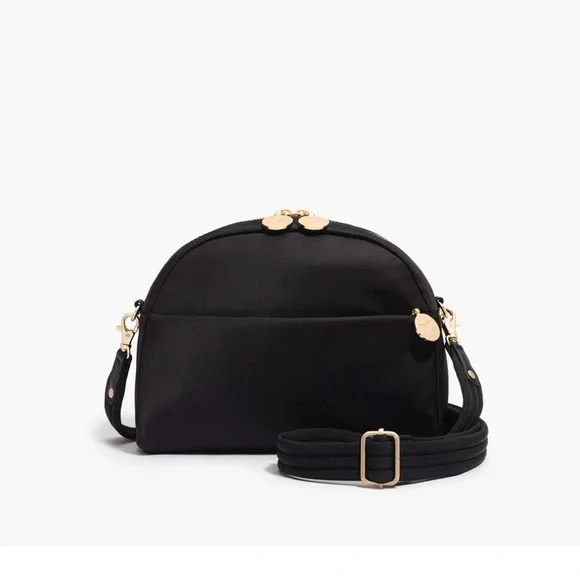 Lo & Sons Nouvelle Black Nylon Crossbody Bag - Picture 1 of 9